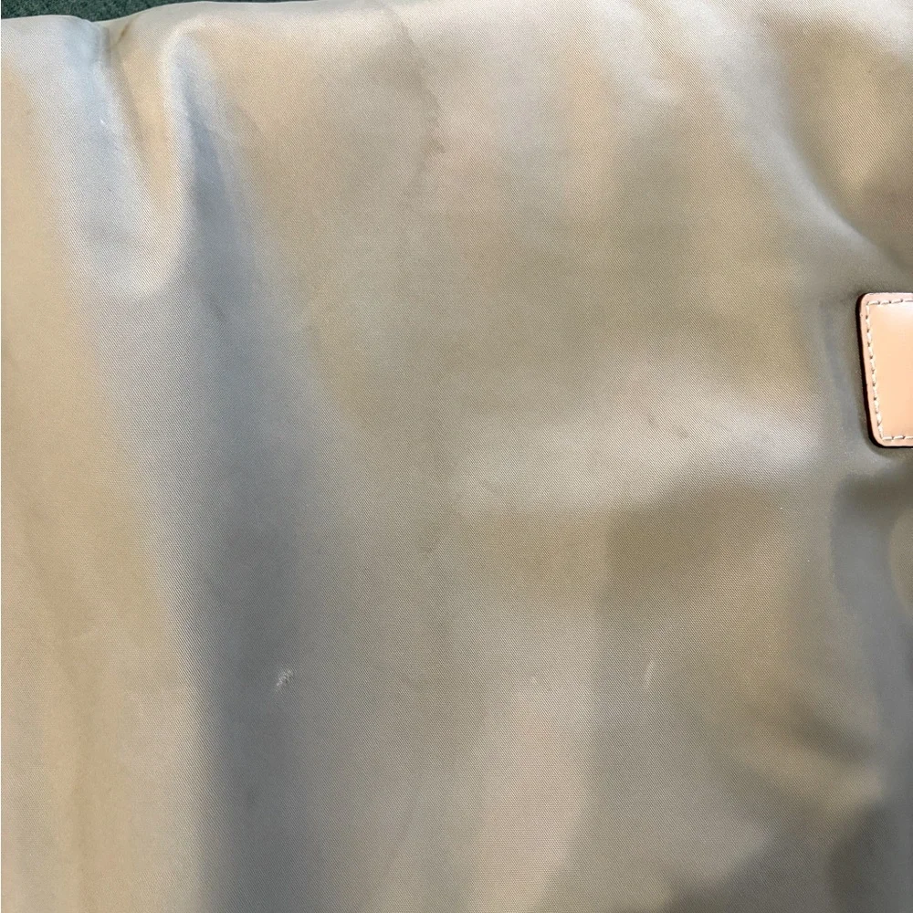 Kate Spade Kennedy Park Calista Beige Laptop Bag with Black Strap. GUC